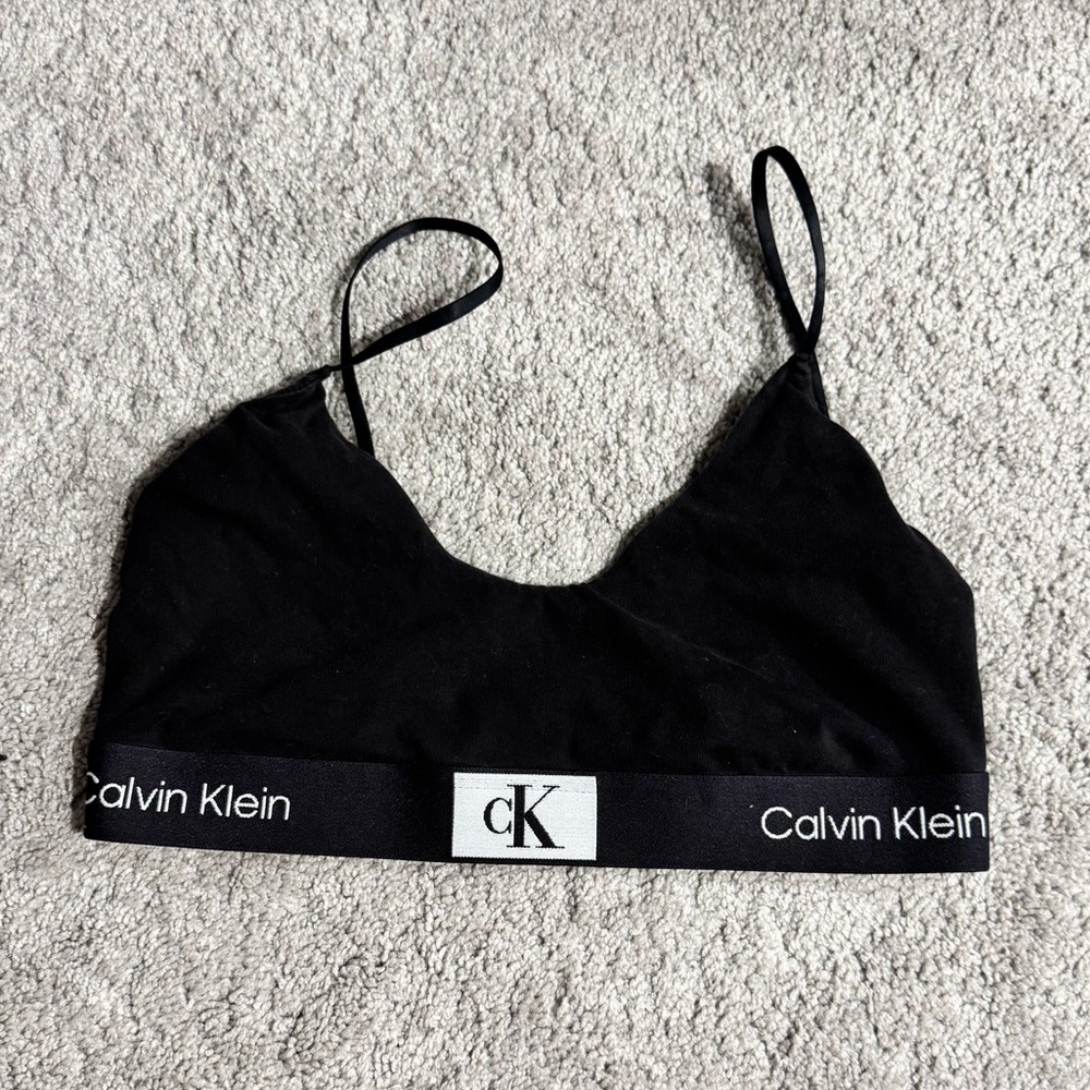 Calvin Klein Black Triangle Bralette